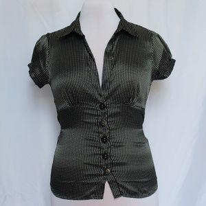 Black & White Polka Dot Blouse